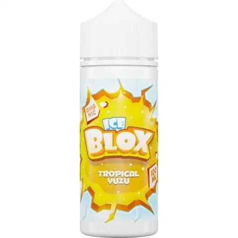 Ice Blox 100ml Shortfill E-Liquid Topical Vuzu On White Background