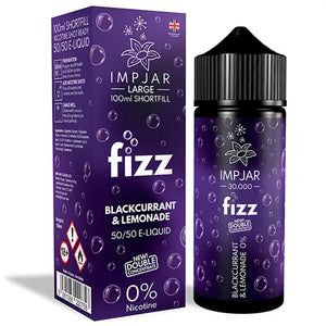 Imp Jar Fizz 100ml 50/50 Shortfill Vape Juice Blackcurrant Lemonade