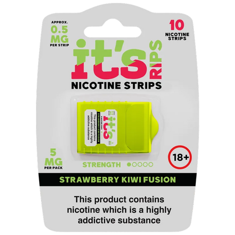 It's RIPS Nicotine Strips Strawberry Kiwi | 0.5mg & 1mg It's RIPS Nicotine Strips Strawberry Kiwi | 0.5mg & 1mg