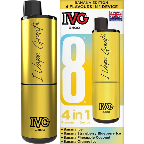 IVG 2400 Prefilled Vape Pod Kit - 2 for 13 IVG 2400 Prefilled Vape Pod Kit - 2 for 13