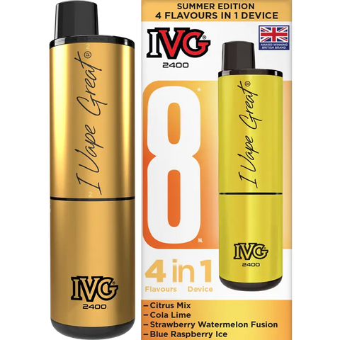 IVG 2400 Prefilled Vape Pod Kit - 2 for 13 IVG 2400 Prefilled Vape Pod Kit - 2 for 13