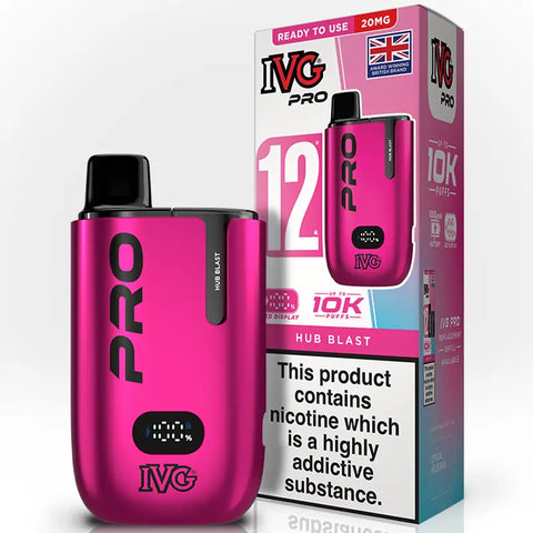 IVG Pro 12 Vape Pod Kit Hub Blast