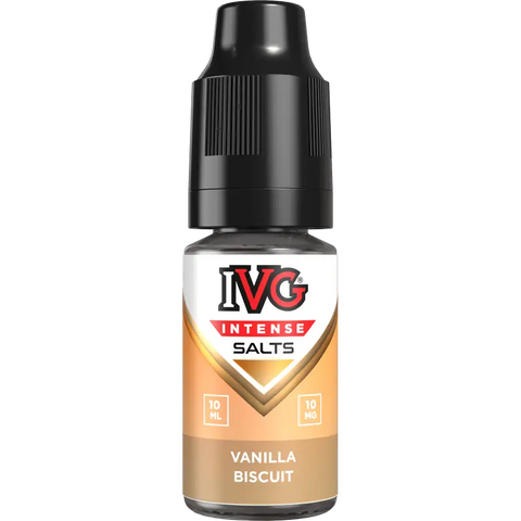 IVG Intense Nic Salts 10ml 10mg Vanilla Biscuit