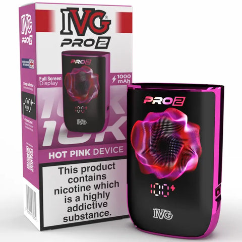 IVG Pro 2 Vape Pod Kit Hot Pink