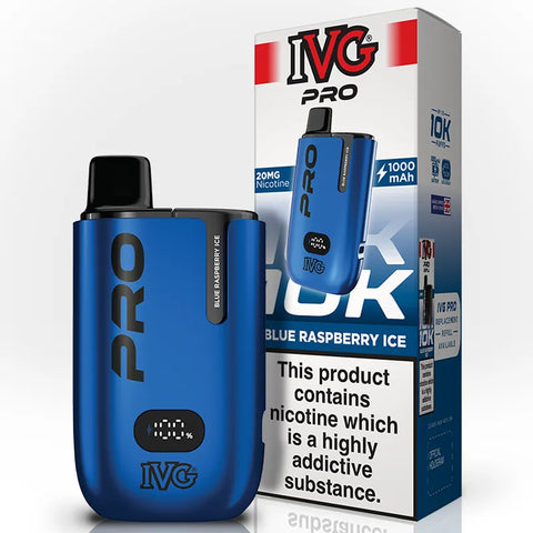 IVG Pro Vape Pod Kit Blue Raspberry Ice