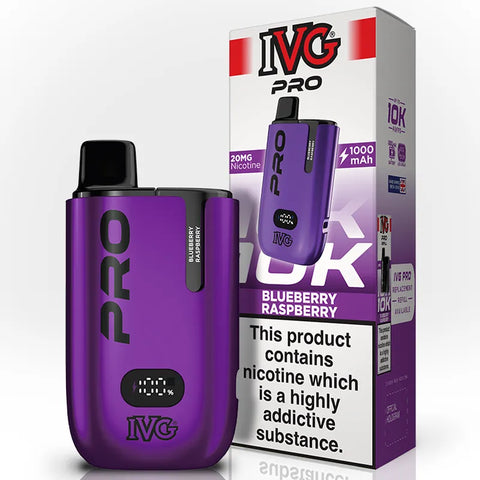IVG Pro Vape Pod Kit Blueberry Raspberry