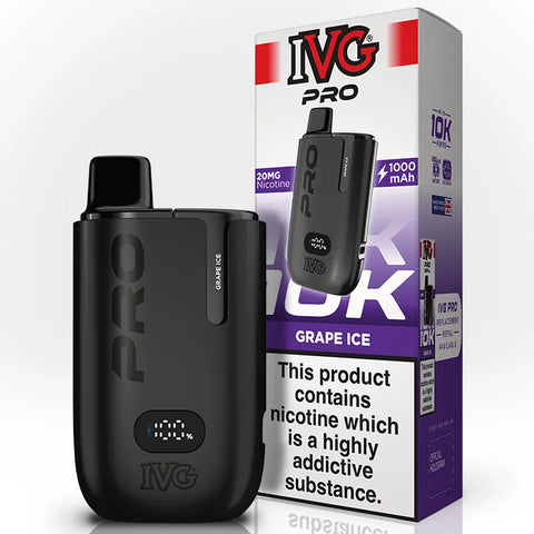 IVG Pro Vape Pod Kit Grape Ice