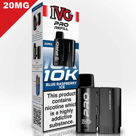 IVG Pro Prefilled Replacement Pods Blue Raspberry Ice 20mg