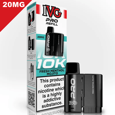 IVG Pro Prefilled Replacement Pods Fresh Menthol Mojito 20mg