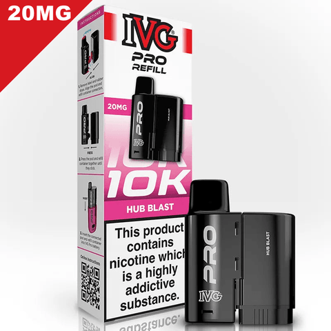 IVG Pro Prefilled Replacement Pods Hub Blast 20mg