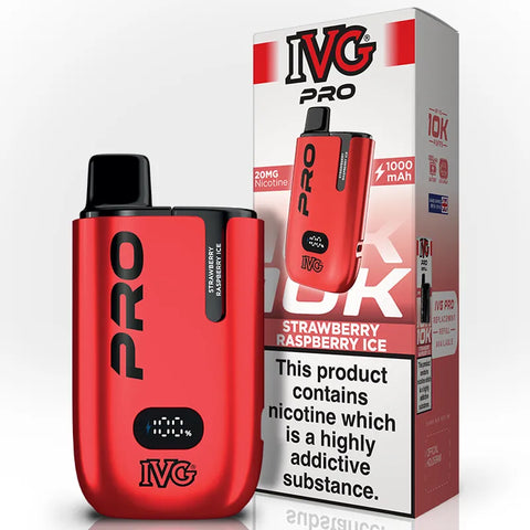 IVG Pro Vape Pod Kit Strawberry Raspberry Ice
