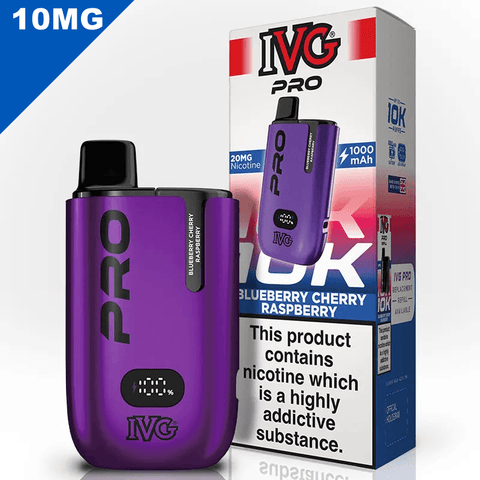 IVG Pro Vape Pod Kit Blueberry Cherry Raspberry 10mg
