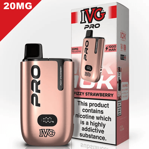 IVG Pro Vape Pod Kit Fizzy Strawberry 20mg