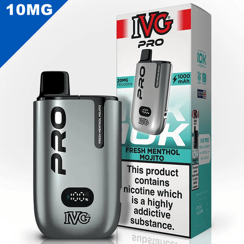 IVG Pro Vape Pod Kit Fresh Menthol Mojito 10mg