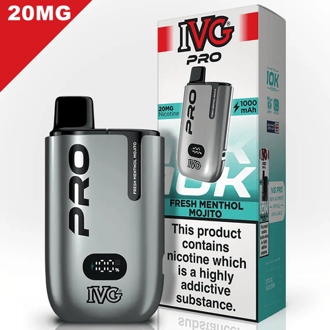 IVG Pro Vape Pod Kit Fresh Menthol Mojito 20mg
