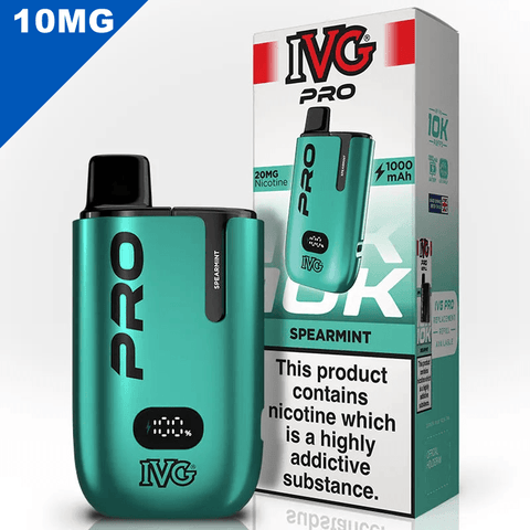 IVG Pro Vape Pod Kit Spearmint 10mg