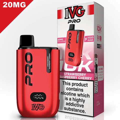 IVG Pro Vape Pod Kit Strawberry Raspberry Cherry 20mg