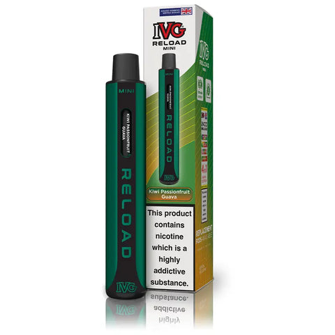 IVG Reload Mini Kit: 600-Puff Pods & USB-C Charging UK IVG Reload Mini Kit: 600-Puff Pods & USB-C Charging UK
