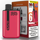 IVG SAVR Prefilled Pod Vape Kit Fizzy Cherry