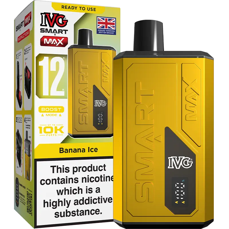 refillable smart vape IVG Smart Max Pod Kit: 10,000 Puff Refillable Vape System
