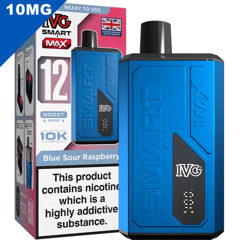 IVG Smart Max Prefilled Pod Kit Blue Sour Raspberry 10mg