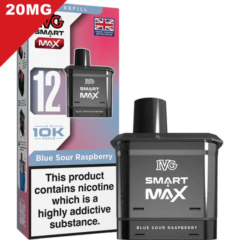 IVG Smart Max Replacement Prefilled Pods Blue Sour Raspberry 20mg