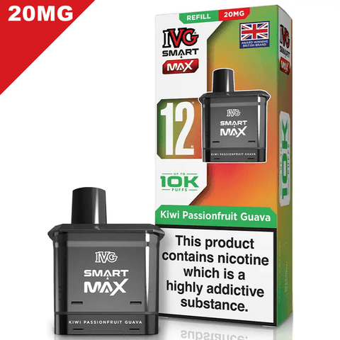 IVG Smart Max Replacement Prefilled Pods Kiwi Passionfruit Guava 20mg