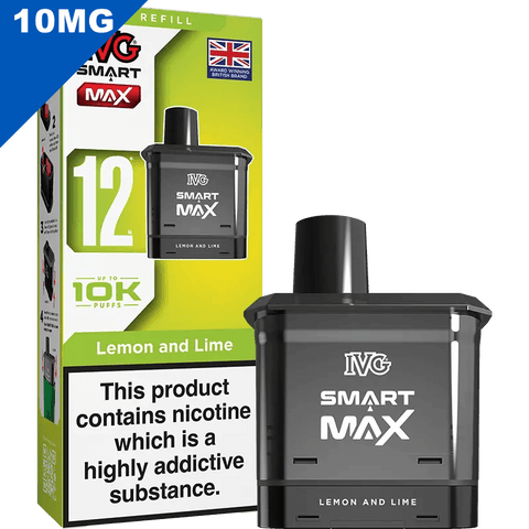 IVG Smart Max Replacement Prefilled Pods Lemon & Lime 10mg