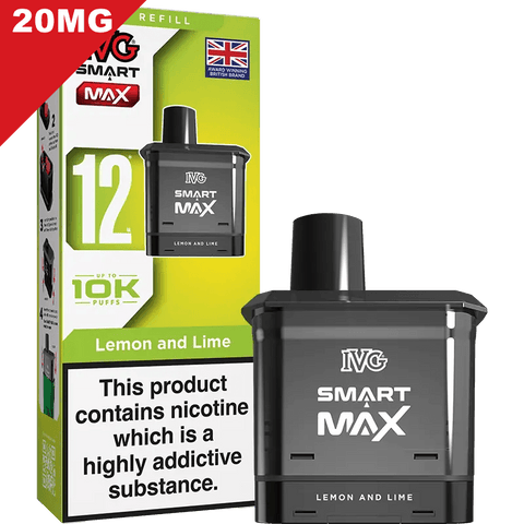 IVG Smart Max Replacement Prefilled Pods Lemon & Lime 20mg