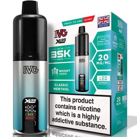 IVG XL 35K Prefilled Pod Kit Classic Menthol
