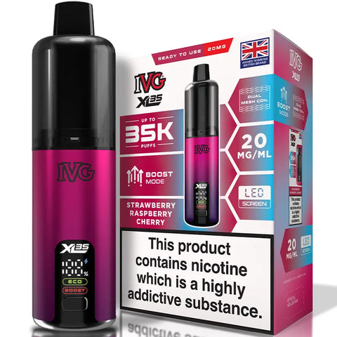 IVG XL 35K Prefilled Pod Kit Strawberry Raspberry Cherry