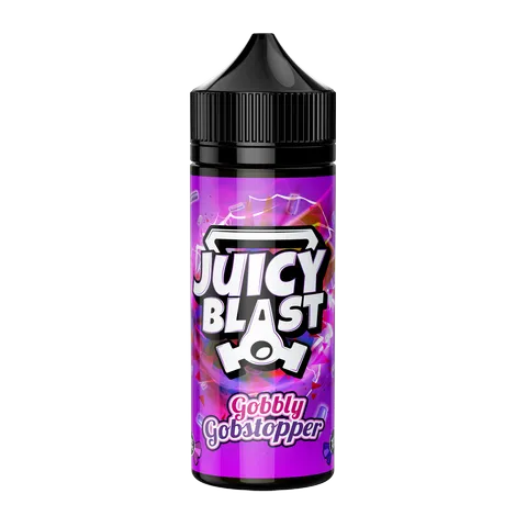 juicy blast gobbly gobstopper 100ml on black background