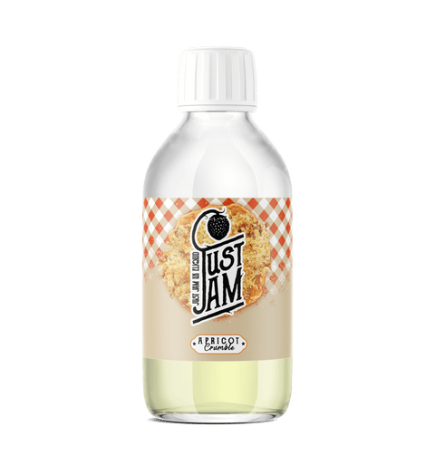 Just Jam 200ml Shortfill E-Liquids On White Background