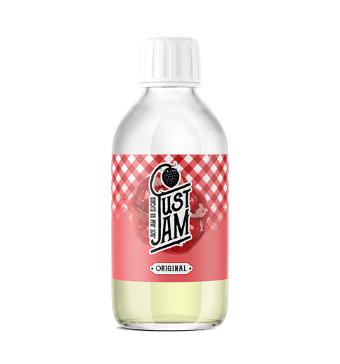 Just Jam 200ml Shortfill E-Liquids Original On White Background