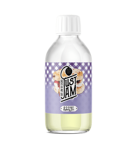 Just Jam 200ml Shortfill E-Liquids Scone On White Background