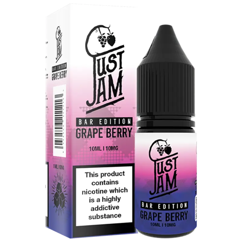 Just Jam E-Liquids, Shortfills & Nic Salts UK