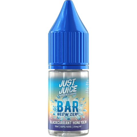 Just Juice Bar Below Zero 10ml Nic Salt Blackcurrant Honeydew 20mg