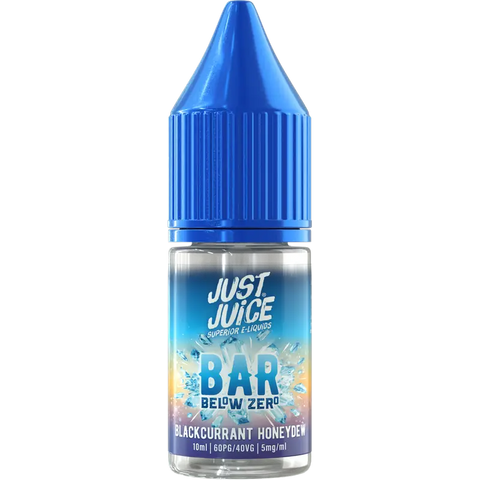 Just Juice Bar Below Zero 10ml Nic Salt Blackcurrant Honeydew 5mg