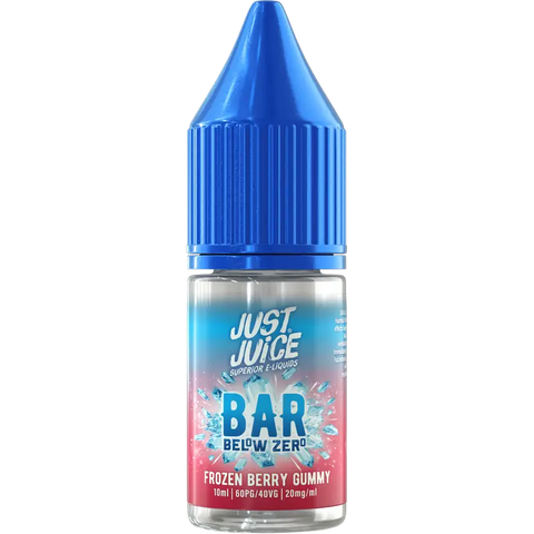 Just Juice Bar Below Zero 10ml Nic Salt Frozen Berry Gummy 20mg