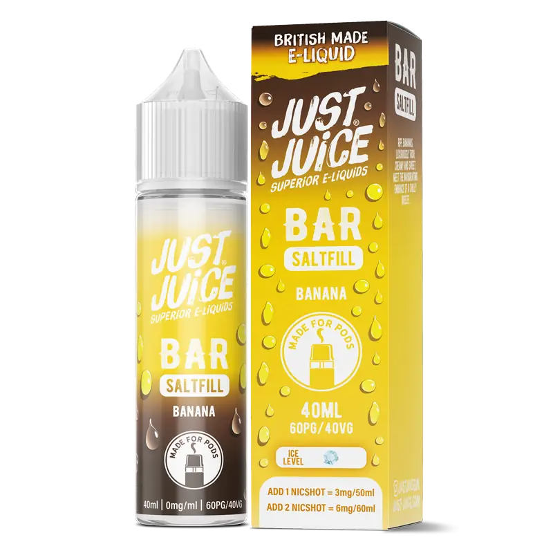 Just Juice Bar Saltfill 40ml | 60/40 MTL Pod Kit E-liquid