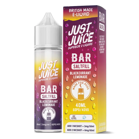 Just Juice Bar 40ml Saltfill Blackcurrant Lemonade