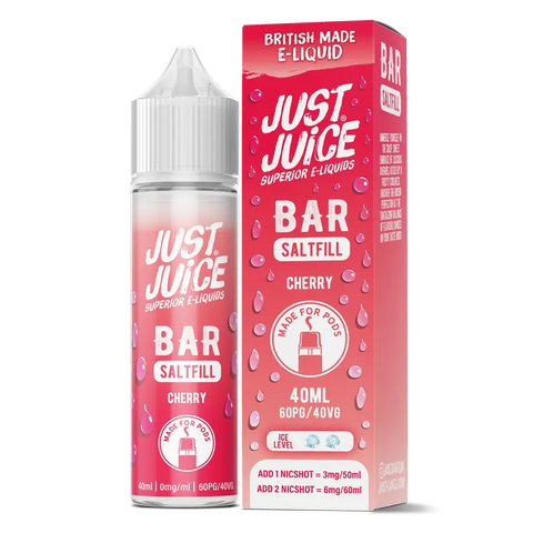 60/40 vape juice Just Juice Bar Saltfill 40ml