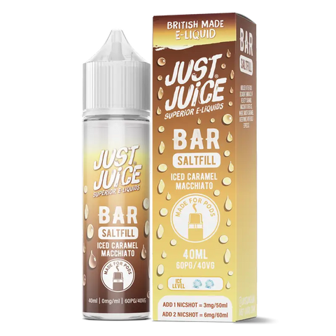 Just Juice Bar 40ml Saltfill Iced Caramel Macchiato
