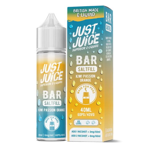 Just Juice Bar 40ml Saltfill Kiwi Passion Orange