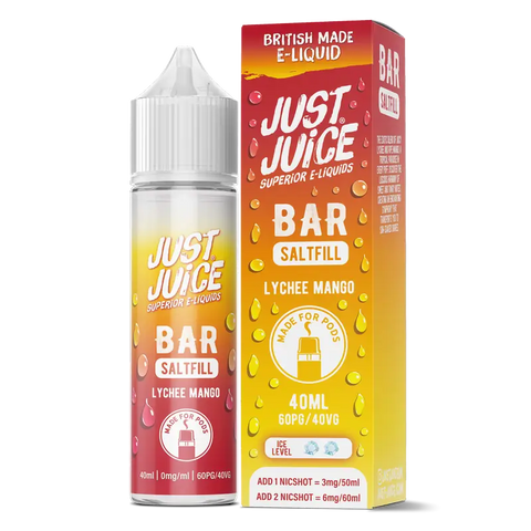Just Juice Bar 40ml Saltfill Lychee Mango