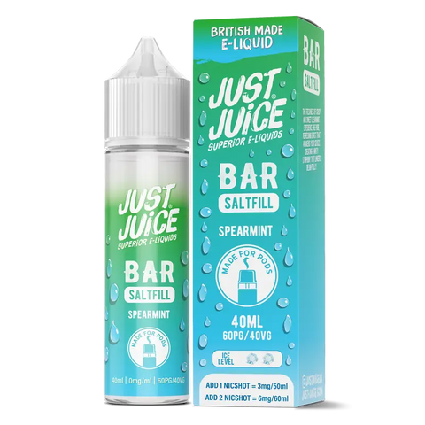 Just Juice Bar 40ml Saltfill Spearmint