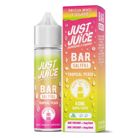 60/40 vape juice Just Juice Bar Saltfill 40ml
