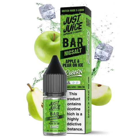 Just Juice Bar Reborn Apple & Pear On Ice Nic Salt