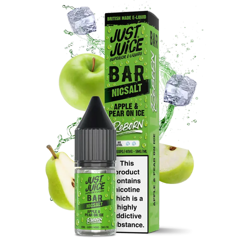 Just Juice Bar Reborn Apple & Pear On Ice Nic Salt