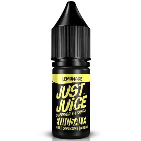 Just Juice Iconic Range E-liquid Nic Salts Lemonade / 11mg On White Background